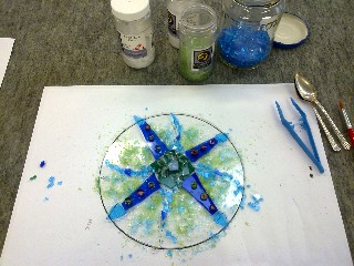 Class Participants Fused Glass