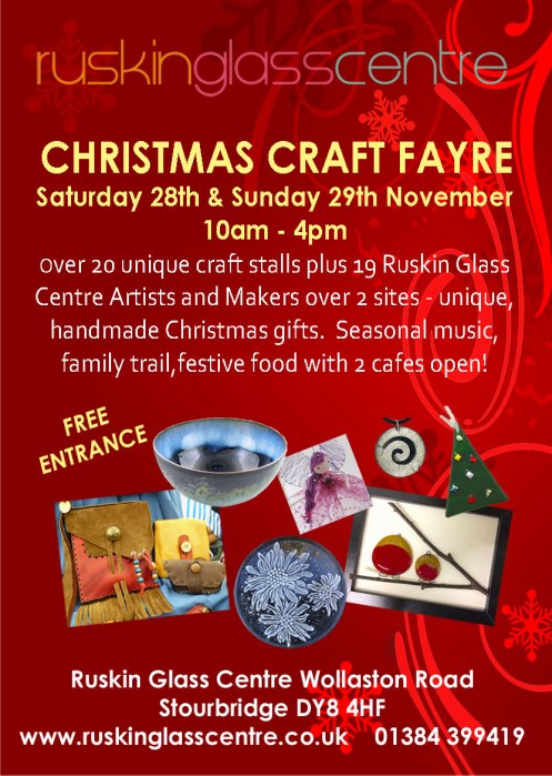 Ruskin Glass Centre Christmas Craft Fair 2015